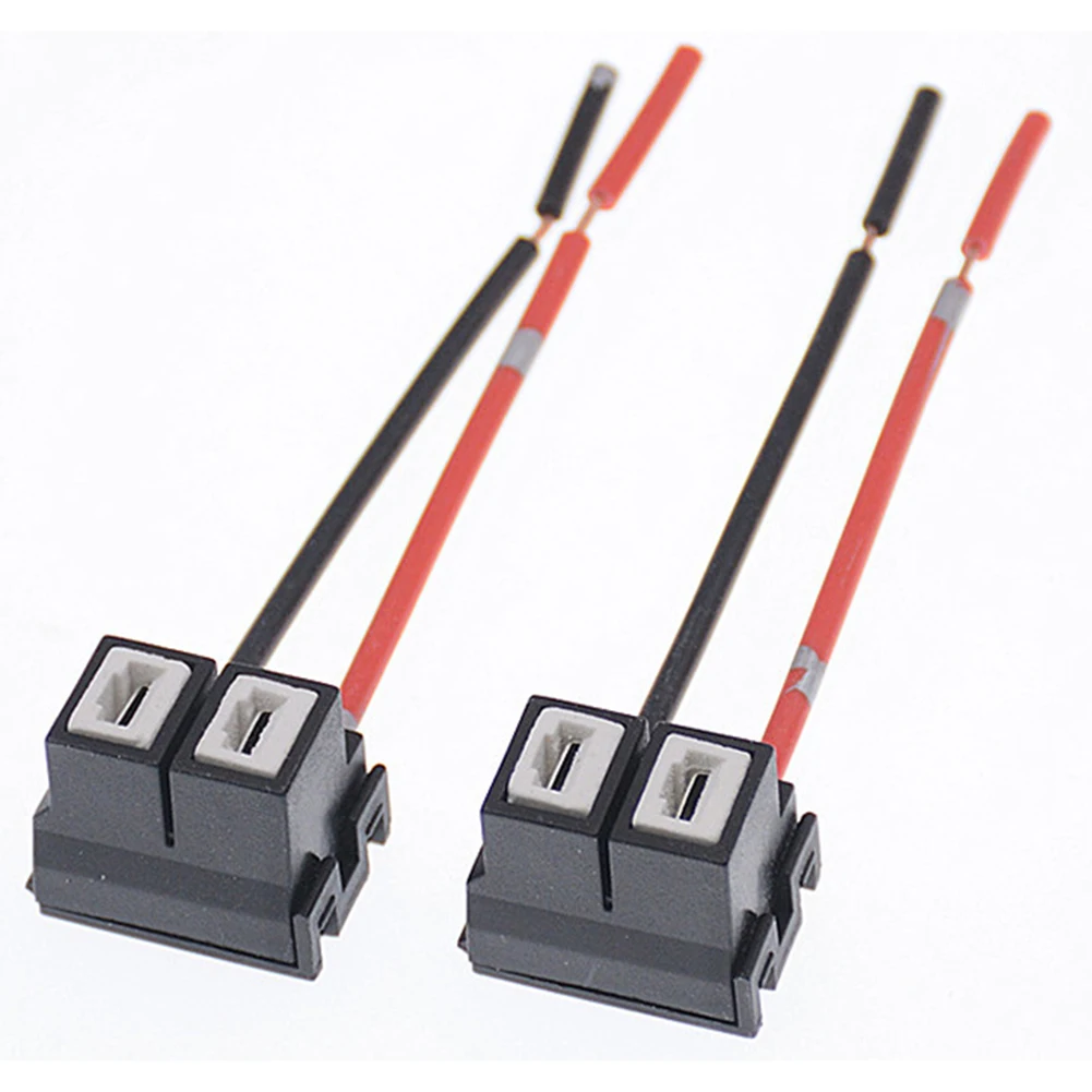 Led headlight Socket Adapter for H7 LED Headlight 2pcs Car Wire Connector