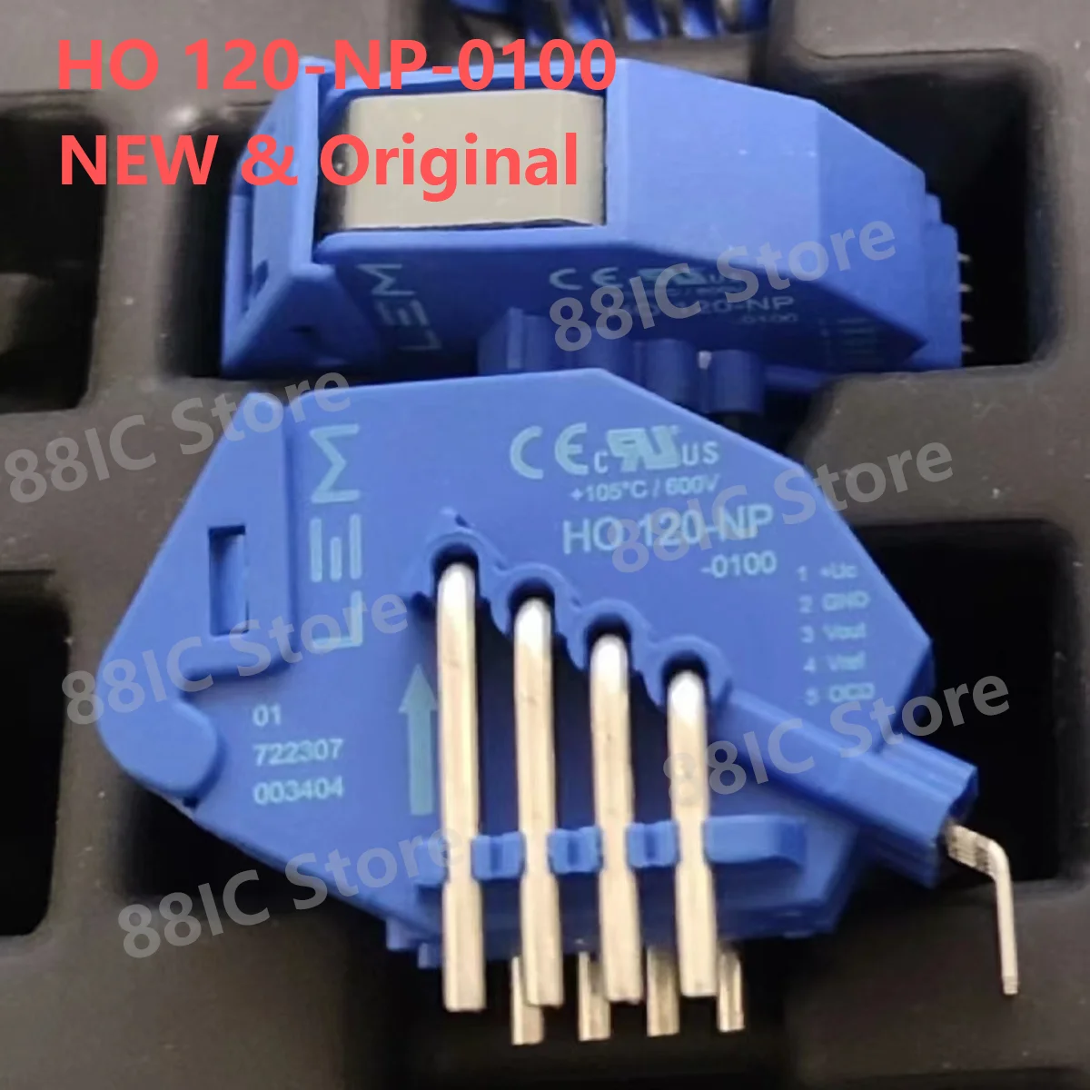 Lem Ho120-Np-0100 Trasformatore Sensore Di Corrente Hall Originale Nuovo Di Zecca