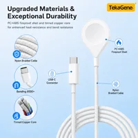 Chargeur magnétique sans fil rapide USB A Type C pour Apple Watch Series 10 9 8 7 6 5 iWatch 4 3 2 Ultra Edition 5