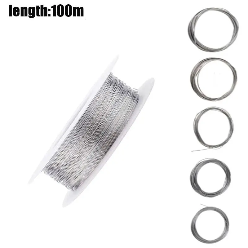 Stainless Steel Wire 1M~100M 304 Stainless Steel Wire 0.02~3mm Diameter