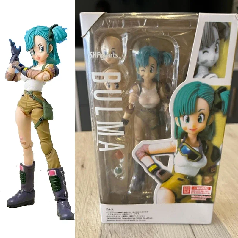 

SHFiguarts Dragon Ball Z Figure Buruma Mfg Series Bulma Action Figures DragonBall Toys Joint Movable Christmas Present For Kids