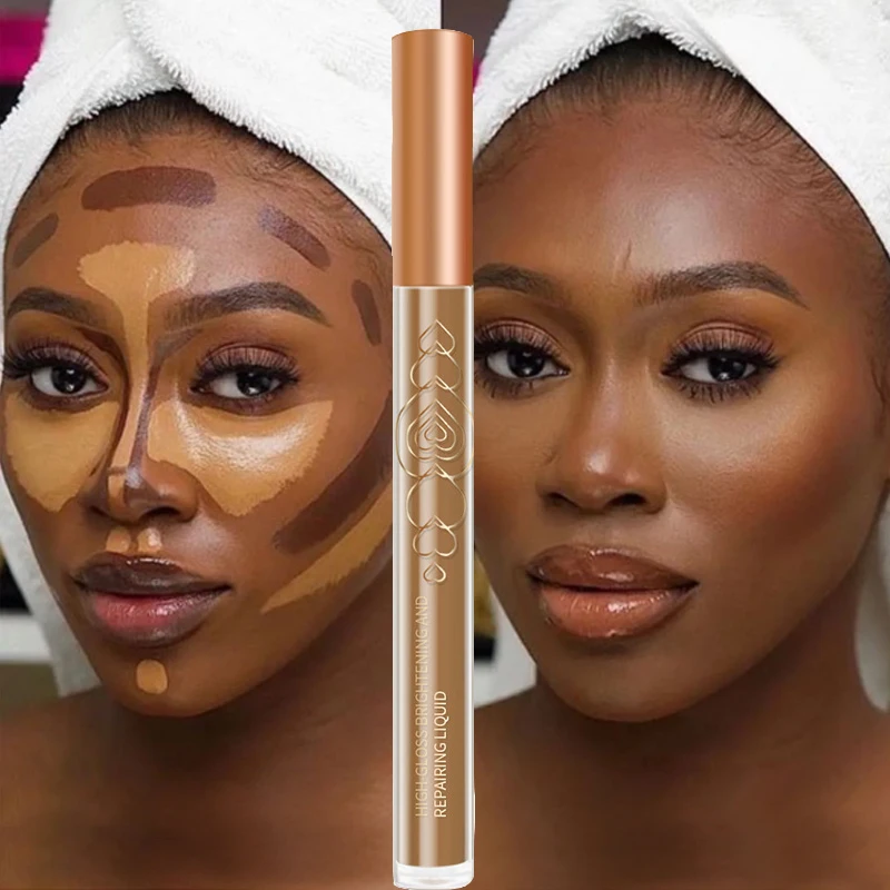Brown Bronzer Contour Stick Waterproof Liquid Cream Texture Highlighters Shadow Contouring