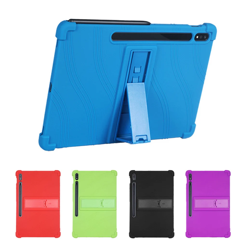 Kids Safe Silicone Kickstand Case - Durable Soft Cover