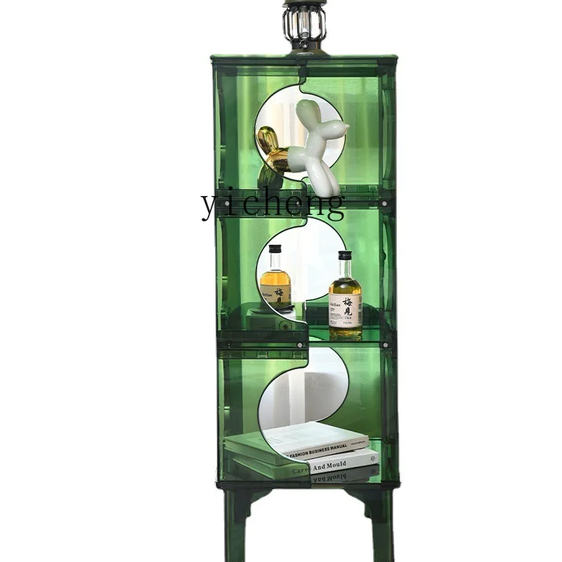 

Xl Transparent Acrylic Bedside Table Nordic Designer Living Room Locker