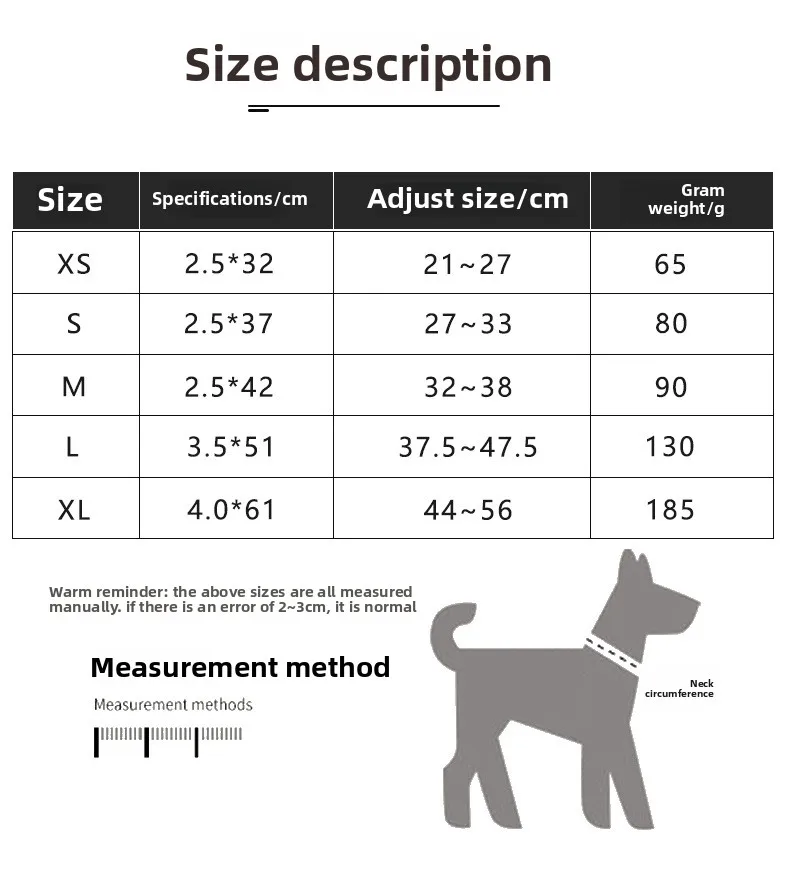 Ledernieten-Hundehalsband mit Bissverhinderung.