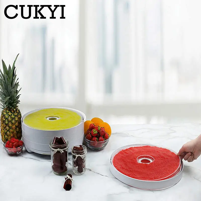 Fruit Dryer Accessories Water Catching Tray Fruit Roll-up Tray 31CM Diameter Food Grade ABS Slinicone Material