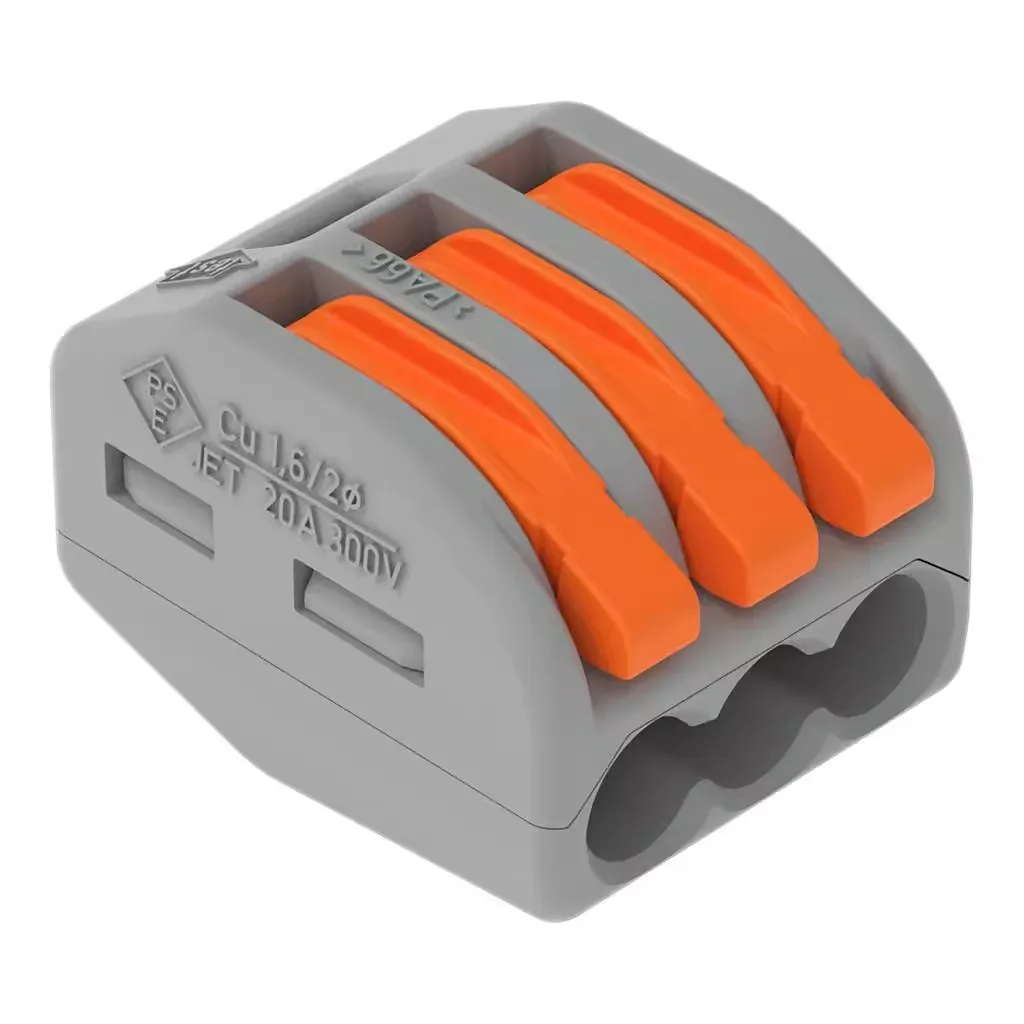 5pcs WAGO 222-412 222-413 222-415 Wire connector with operating lever 400V32A wiring terminal