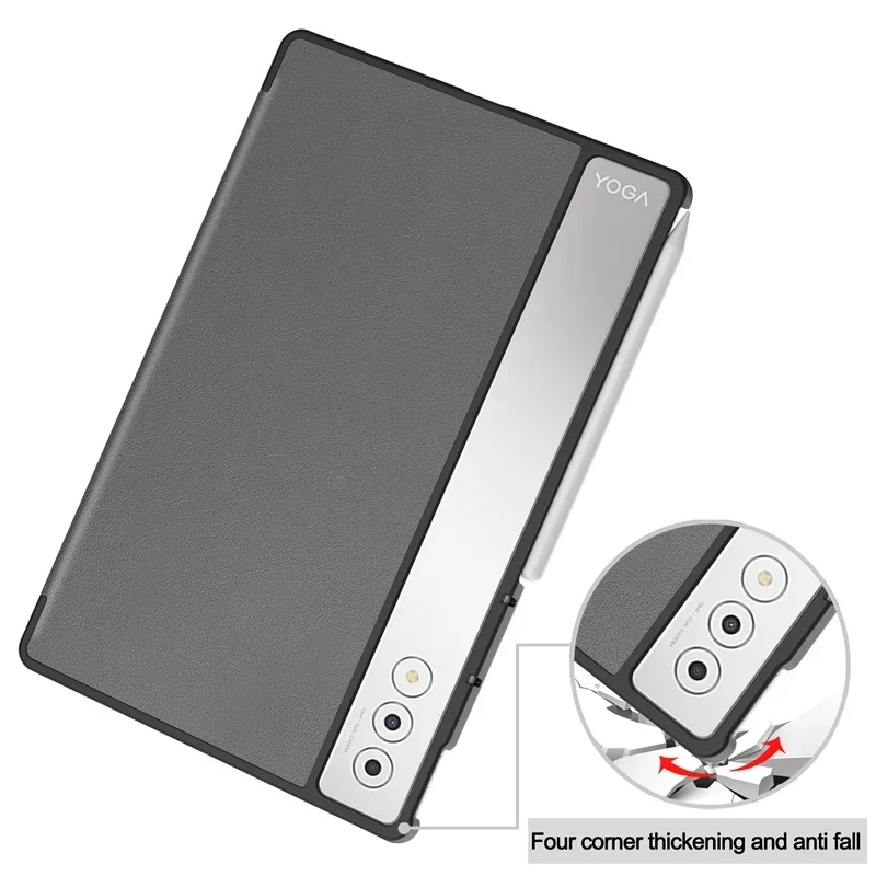 Magnetic Clear Back Stand Tablet Case