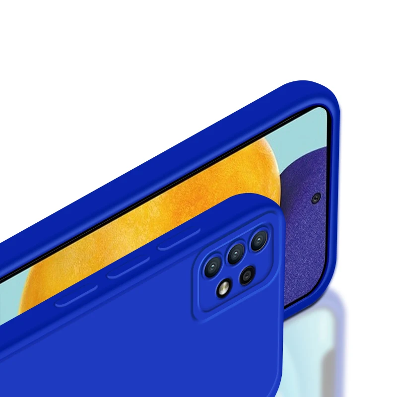 A13 23 33 53 73 Terre Tons Couleur Silicone Souple Téléphone étui pour samsung Galaxy A53 A73 A33 A13 A23 4G 5G 2022 A32 A52 A72_voghion.com