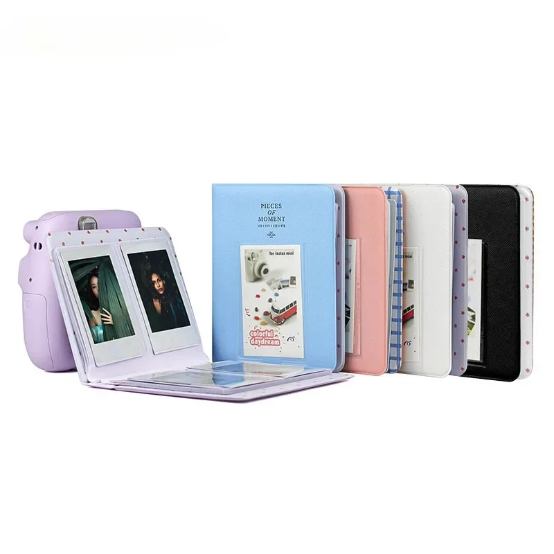 

64 Pockets 3 Inch Candy Color Name Card Holder Photo Mini Book Album for Fujifilm instax Mini 12 11 LiPlay 9 7s 8 25 90 Films