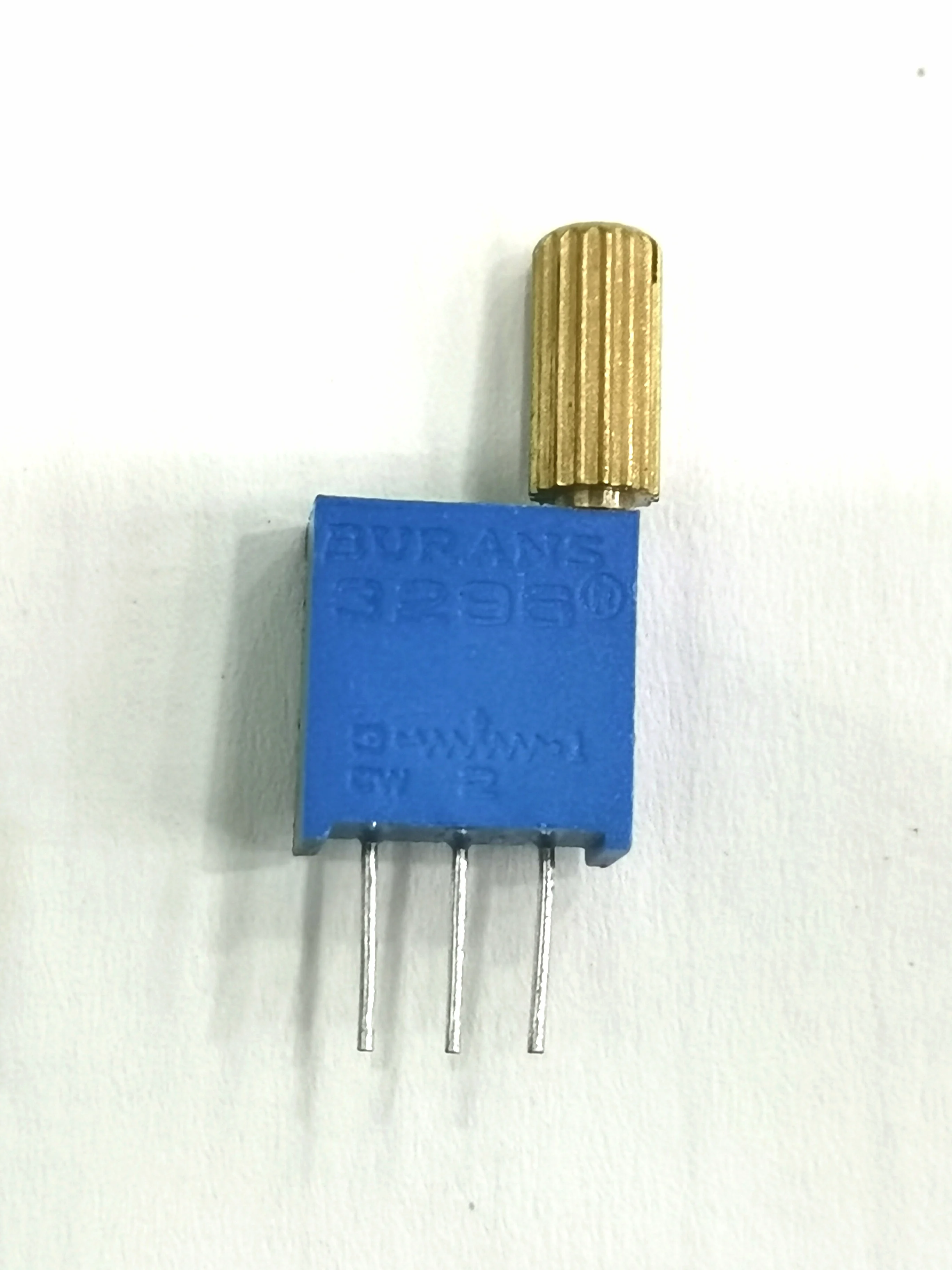 10Pcs Burans3296W-1-102 with Handle, Long Handle 0.8mm Adjustable Vertical Potentiometer 3296W-103 2K 20K 200K 100K 5K 50K 500K with Handle Adjustable