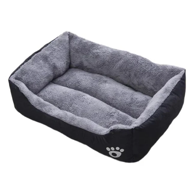 Warm Kennel, Paw Print Pet Mattress, Plush Cat and Dog Sleeping Mat