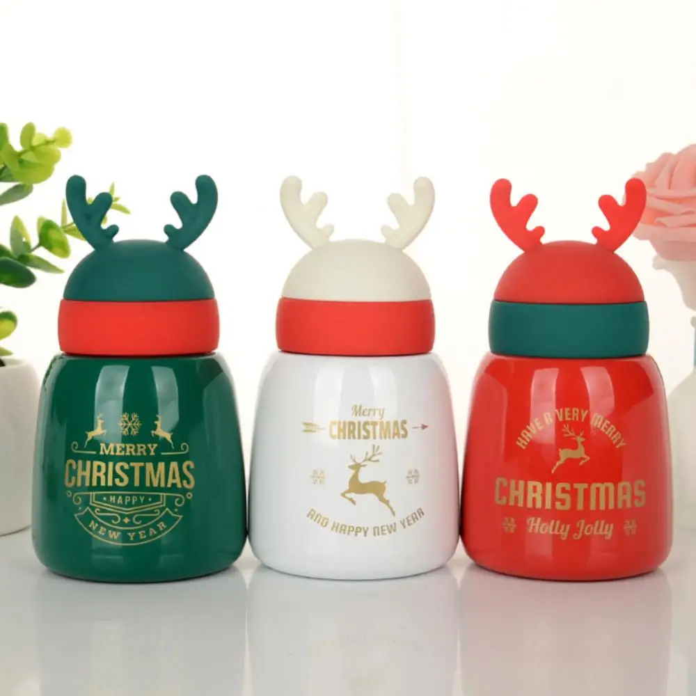 Christmas Vacuum Thermos Cup 300/330/450ml Water Bottle High Quality  Christmas Vacuum Flask Stainless Steel High Quality. - AliExpress