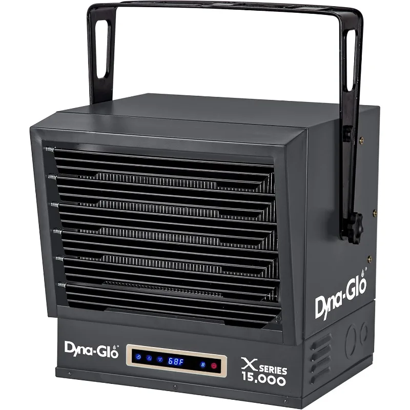 Dyna-Glo Dual Power 15,000W Electric Garage Heater, Black