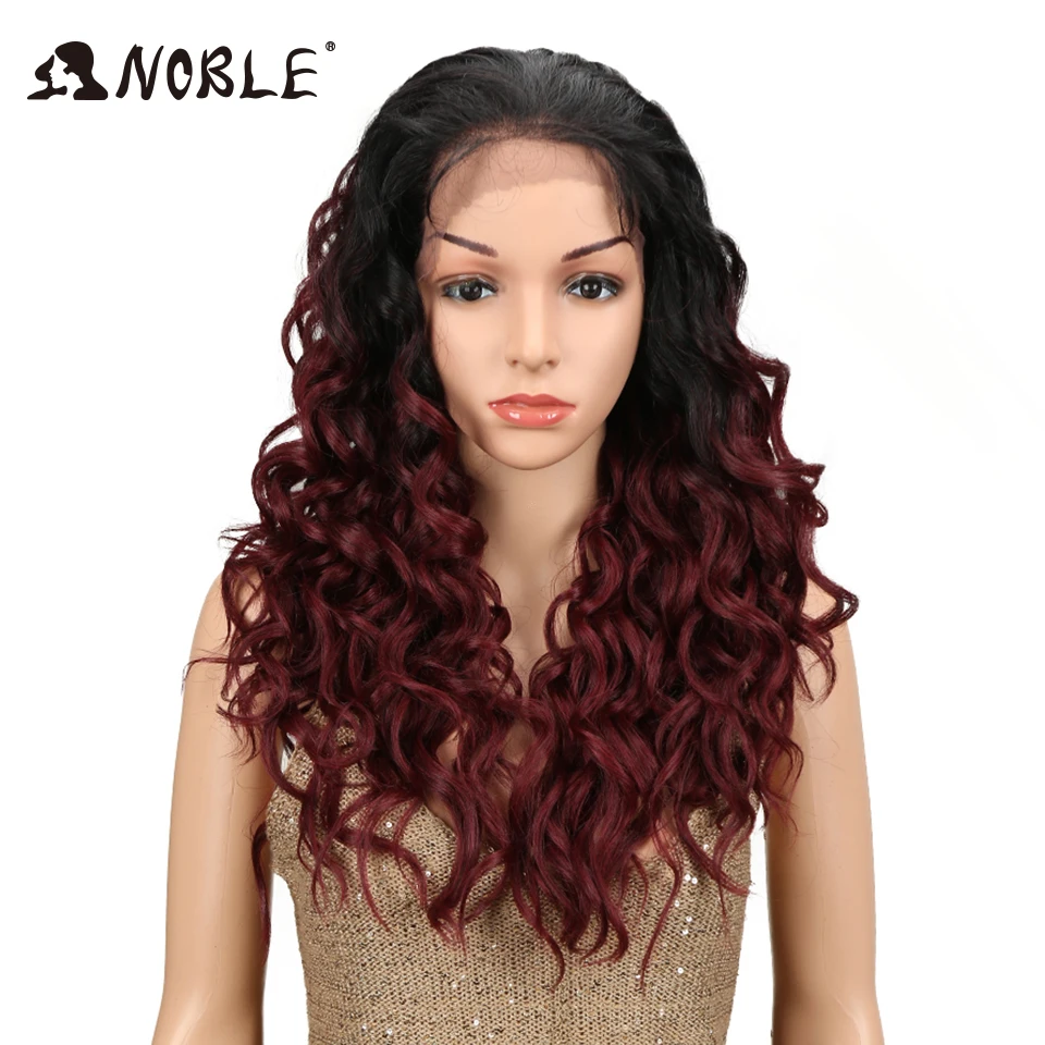 noble-lace-front-wig-curly-13x4-lace-wig-baby-hair-brown-body-wave-wig-red-wigs-for-women-lace-wig-synthetic-lace-front-wig