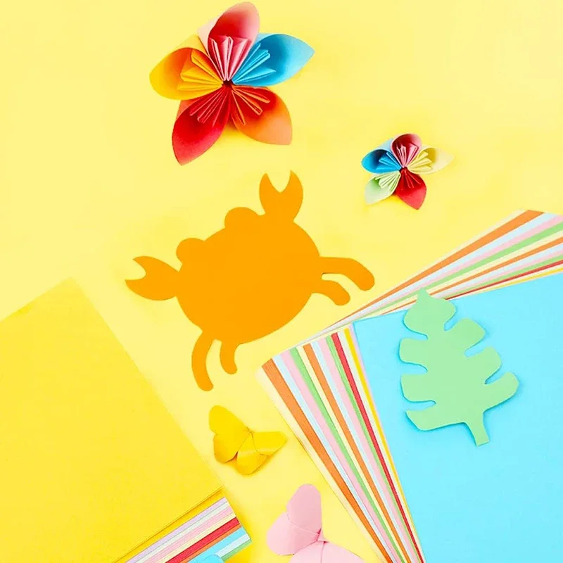 100 Sheets/Pack Origami Paper Double Sided Color Origami DIY Kit For Crafts Kids Adults Activity Birthday Christmas Gift origami paper