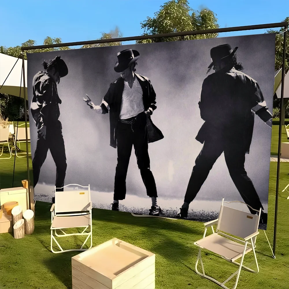 M-Michael Singer J. J-Jacksons Flagge College Schlafzimmer Wohnzimmer Home Dorm Decor Lustiger Wandteppich Garage Bar Wand Club Banner – Detail 7