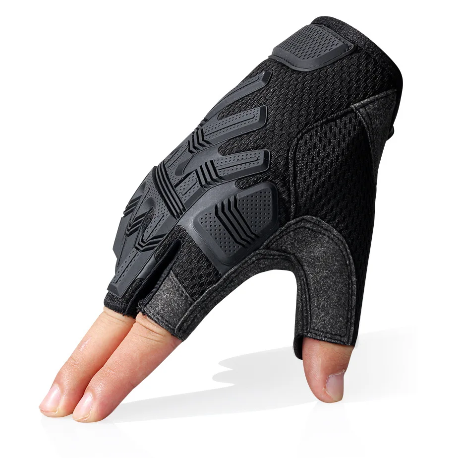 Men Hiking Fingerless Gloves Non-slip Breathable Half Finger Mitterns Camping Driving Working Shooting Hunting Tactical Gloves fingerless gloves,sports gloves,tactical gloves,gym gloves,fingerless gym gloves