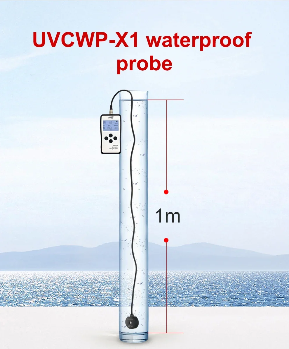 Uv Tester Ultraviolet Light Meter Radiometer Uva Uvb Uvc Light Sources LS125 Multi-probe High Precision Simple Operation 6