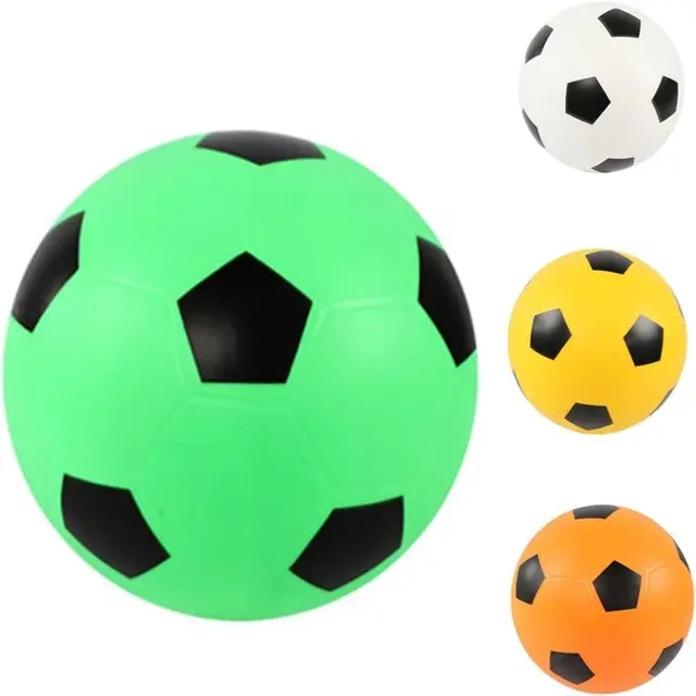 Lightweight Football Squeezable Foam Soccer Ball High-Density Training Ball Easy to Grip