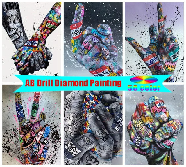 AB Dill Paintings on the Wall Oil Painter Full Diamond Embroidery Anime  Diamont Painting Tools Diamonds