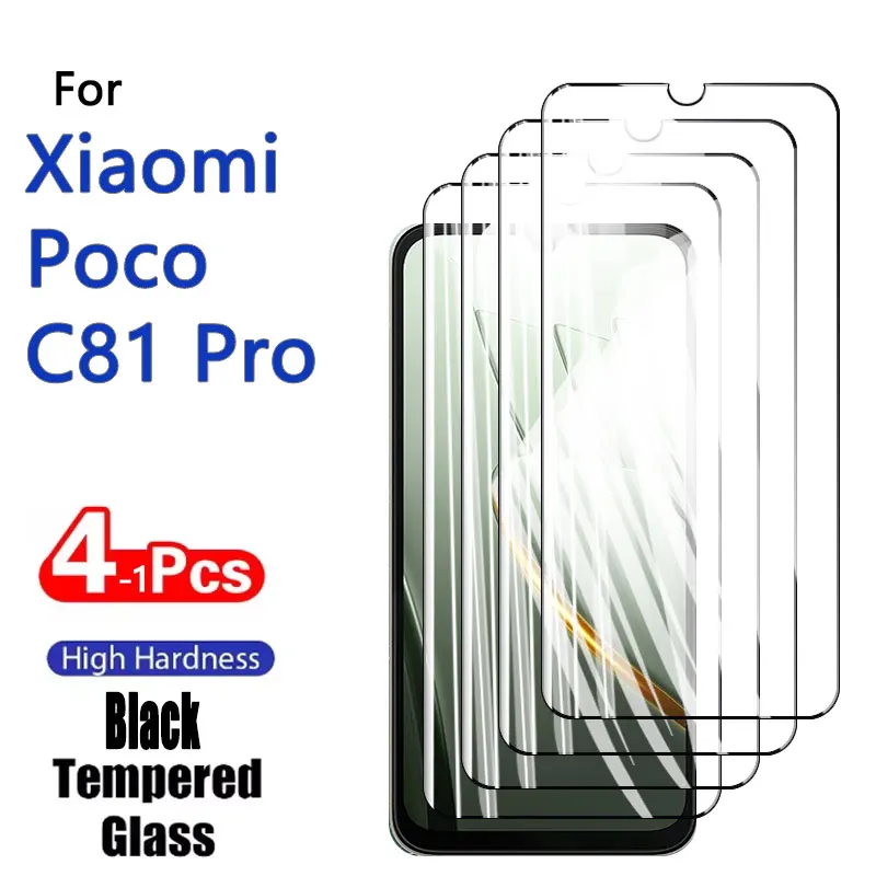 [1-4 Pack] High Aluminum Anti-Scratch Tempered Glass Screen Protector - Case Friendly and Fingerprint Resistant