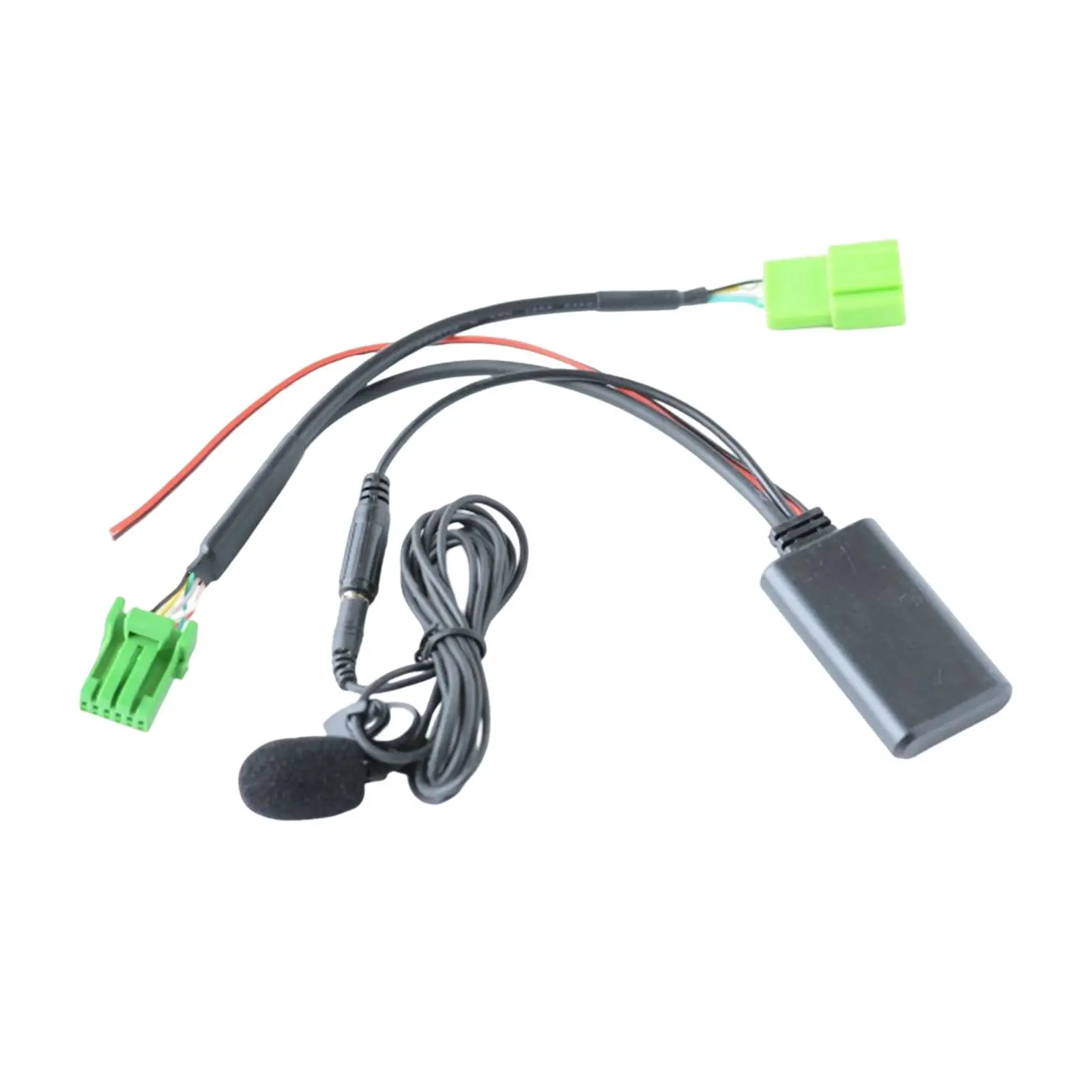 Car Audio Cable Adapter with Mic Connector for with AUX in