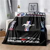 Mustang Blanket Lightweight Quilt Keep Warm Fabric Cute Blanket Bed Sofa Home Office Available in all seasons 3