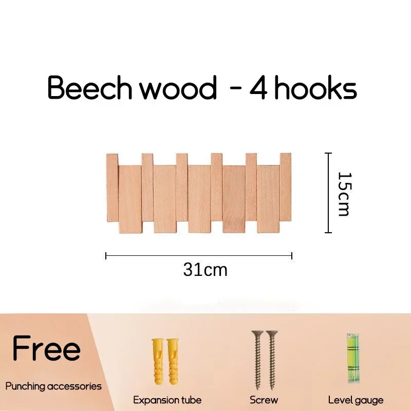 Beech 4 Hooks