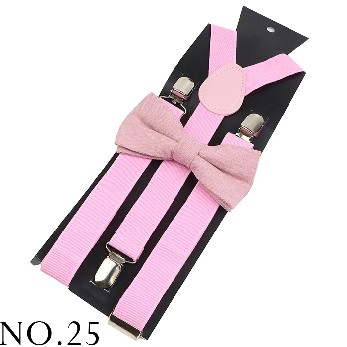 Adjustable Elastic Leather Suspenders Bowtie Set Men Women Sage Green Braces Straps For Wedding Y-Back Shirt Accessories Gift