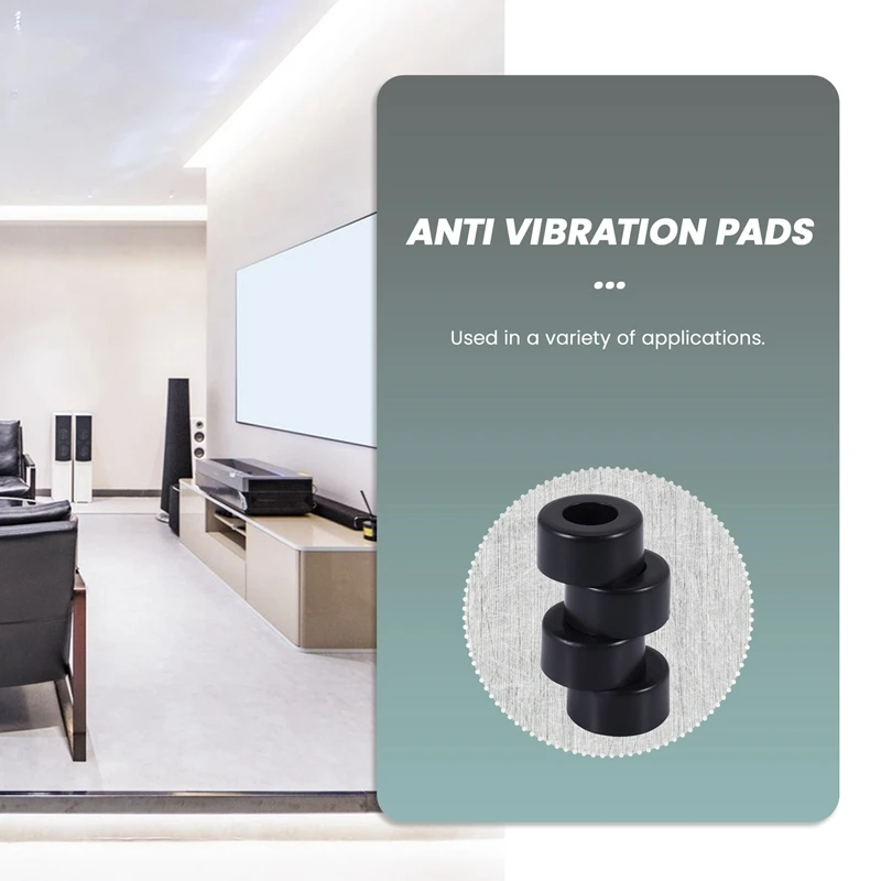 Air Compressor Rubber Feet Foot Mount Vibration Pads Set Of 4