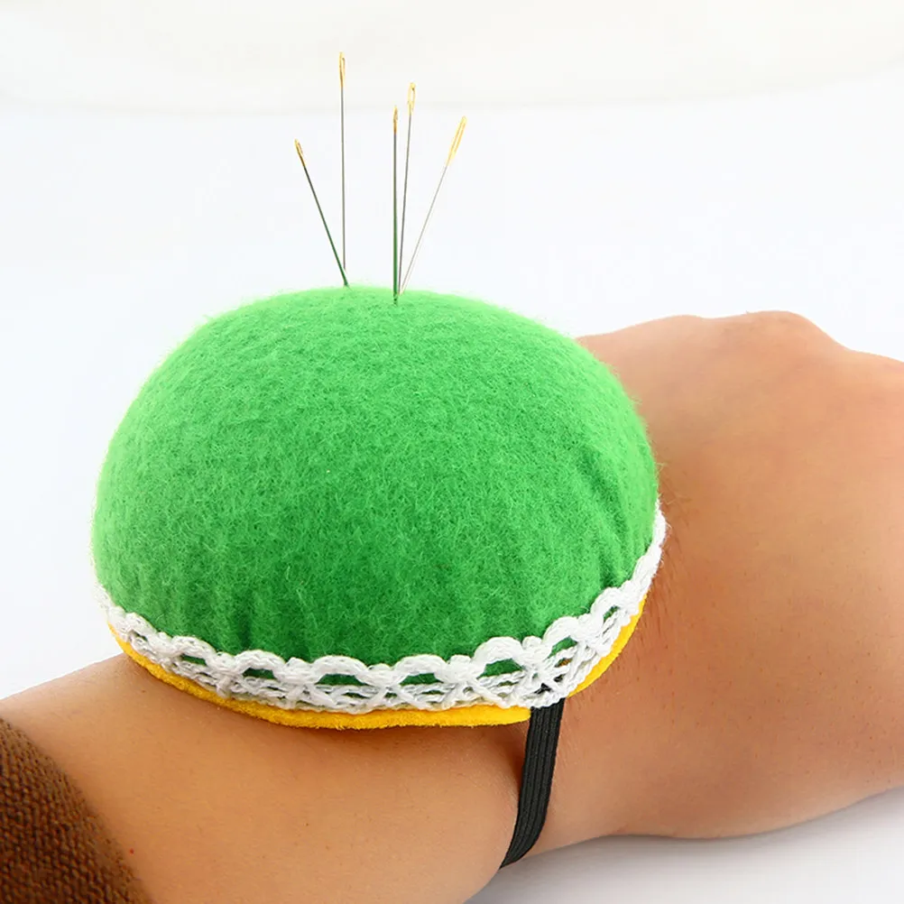 2개 세트 타원형 레이스 테두리 핀 쿠션, 바느질, 퀼팅, 공예, 드레스메이킹, 초보자, 엄마, 할머니를 위한 편리한 바늘 정리함