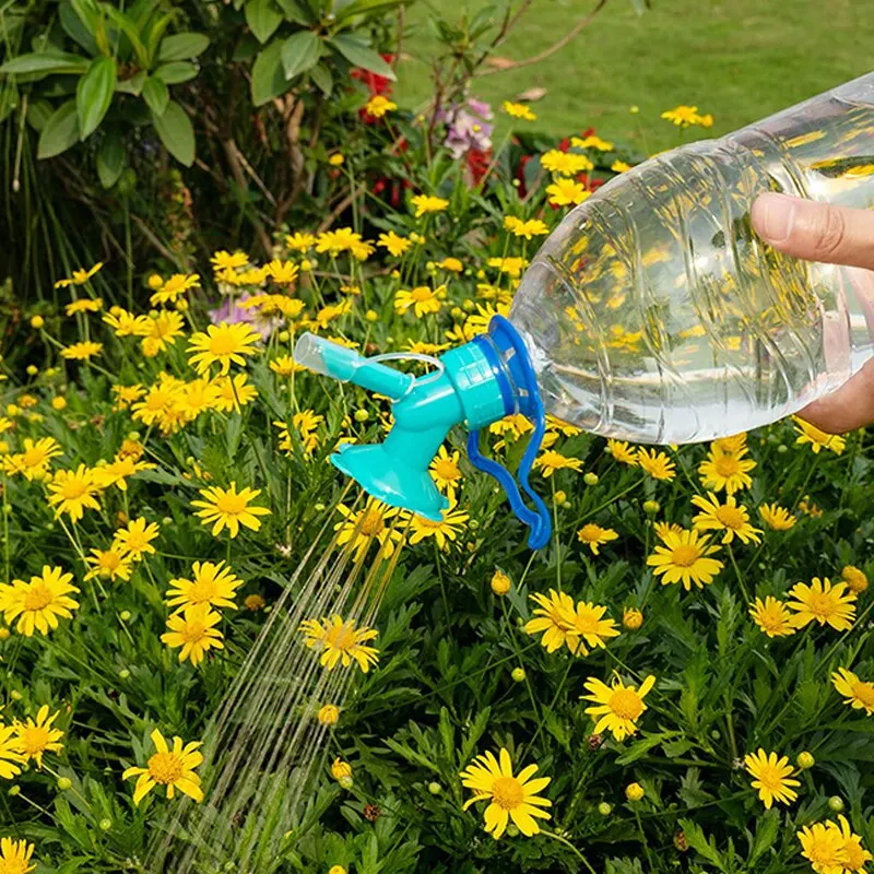 Watering Nozzle 2 In 1 Watering Nozzle Sun Flower Automatic Watering Waterer Gardening Beverage Bottle Succulent Irrigation Tools