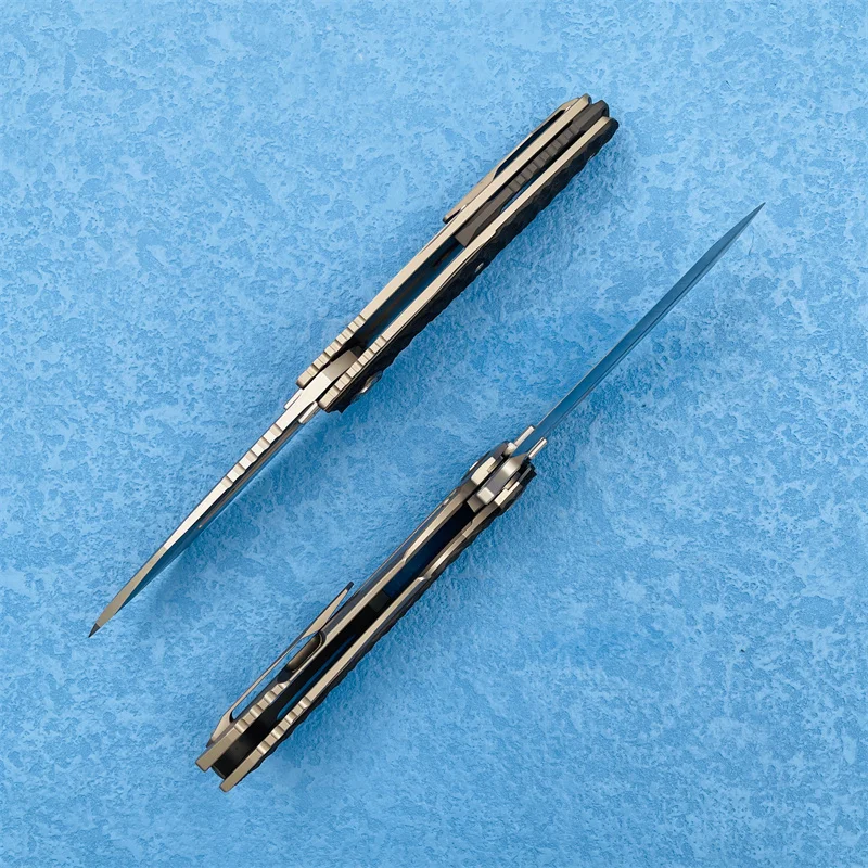 【残暑セール】(美品)ドリントンCV1 ハンドシェイプ　ケリーフィン付属 Kevin John New VENOM II S30V Geometric Blade Folding knife