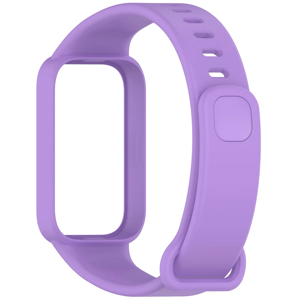 Premium Quality Soft Silicone Watchband - Single Color Integrated Strap for Active Lifestyle Accessories