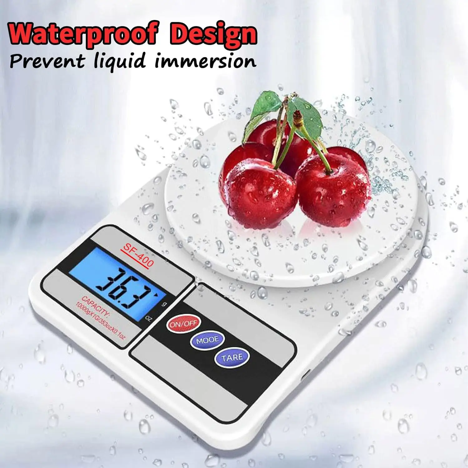Kitchen Scale Digital LED Display 5kg/1g High-Precision Electronic Home Jewelry Food Snacks Weighing