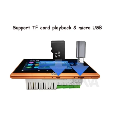 Wall Panel Home Audio Entertainment 7inch Android Touch Screen Background Music Amplifier