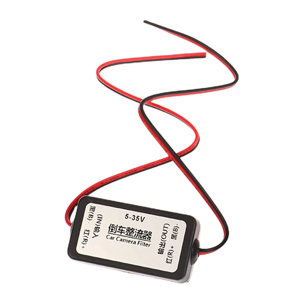24V DC Reversing Rectifier Anti-interference Power Filter Stable Capacitor Filter Portable for Auto Backup Camera for Car Camera