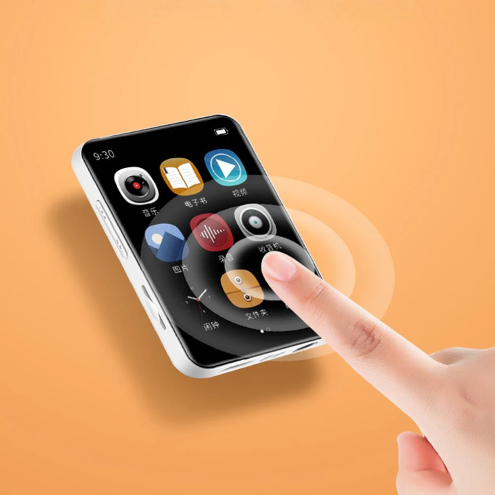 MP4 Player Touch Screen Walkman Music Player Reading E-Book Built In Speaker With E-Book/Fm Radio/Recording/