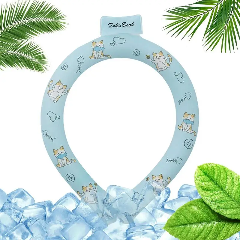 

Summer Neck Coolings Ring Ice Cushion Tube Heatstroke Prevention Cooling Tube Ice Reusable Neck Cooler Cycling Running Equipment