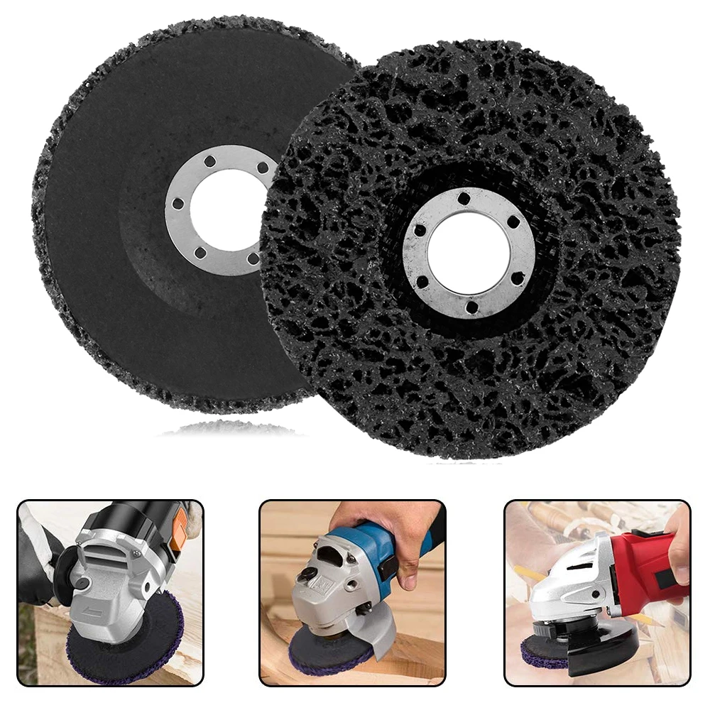 Stripping Wheel 5Pcs Black Strip Discs Abrasive Quick Abrasive Strip Disc Clean & Remove Paint Coating Rust and Oxidation grinding disc abrasive wheel grinding wheel