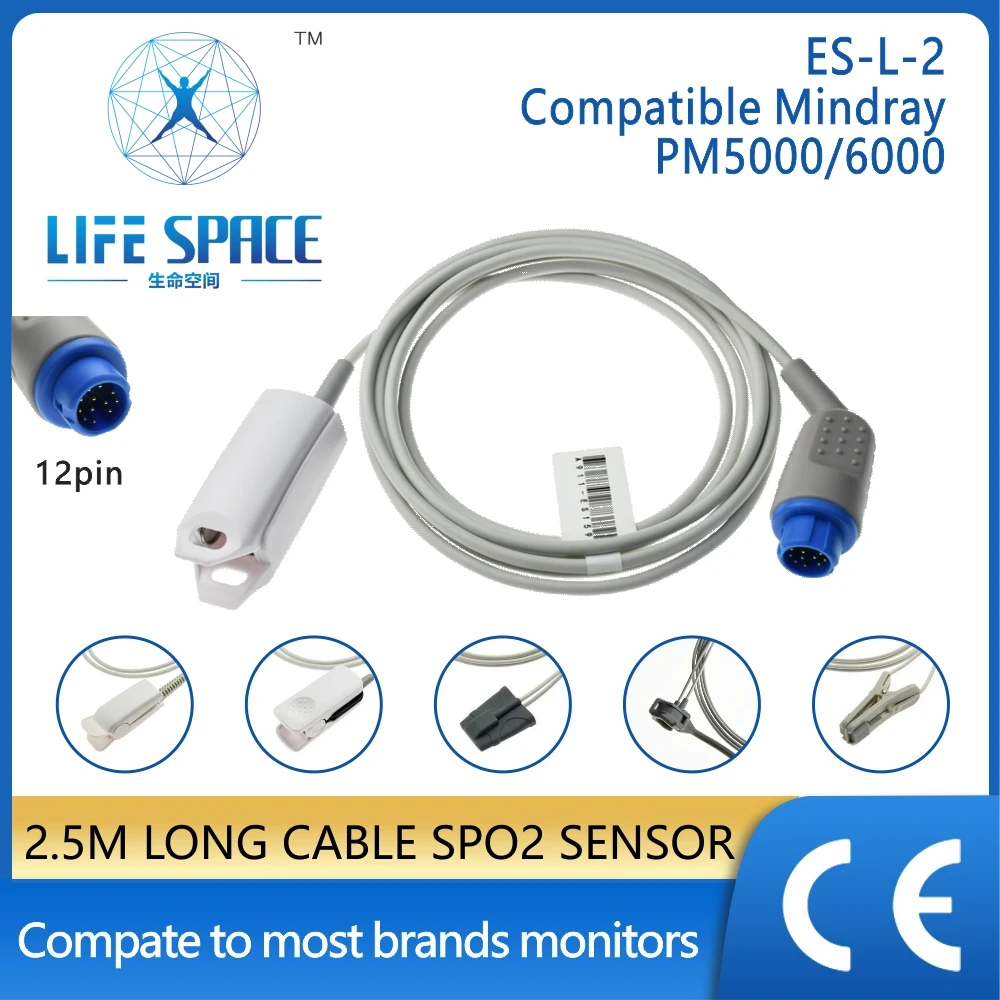 

Spo2 Sensor Pulse Oximeter Medical Multiparametric Neonatal Sensor for Mindray Pm5000/6000 Oximeter Monitor Medical Accessories