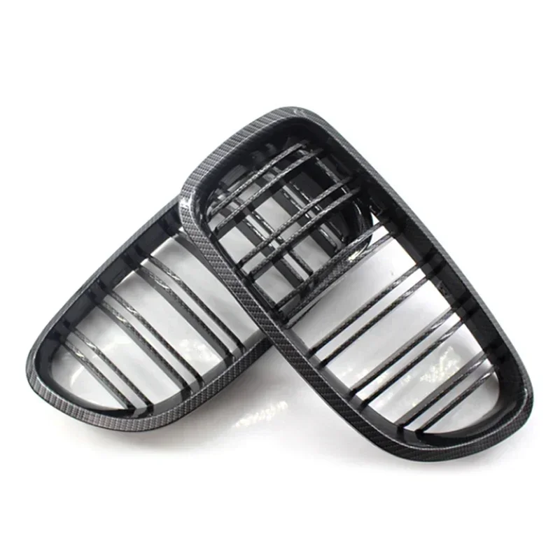 Glossy Black Double-Slat Racing Grille Replacement