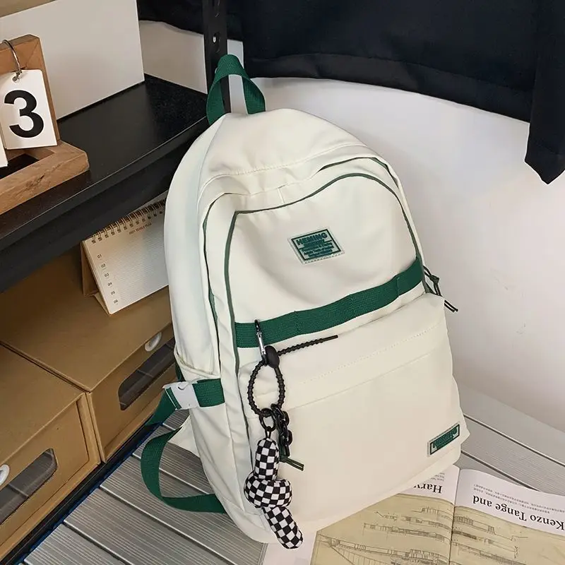 

College Student High School Backpack Women Teen School Bag for Girls Boys Nylon Bookbag Korean Bagpack