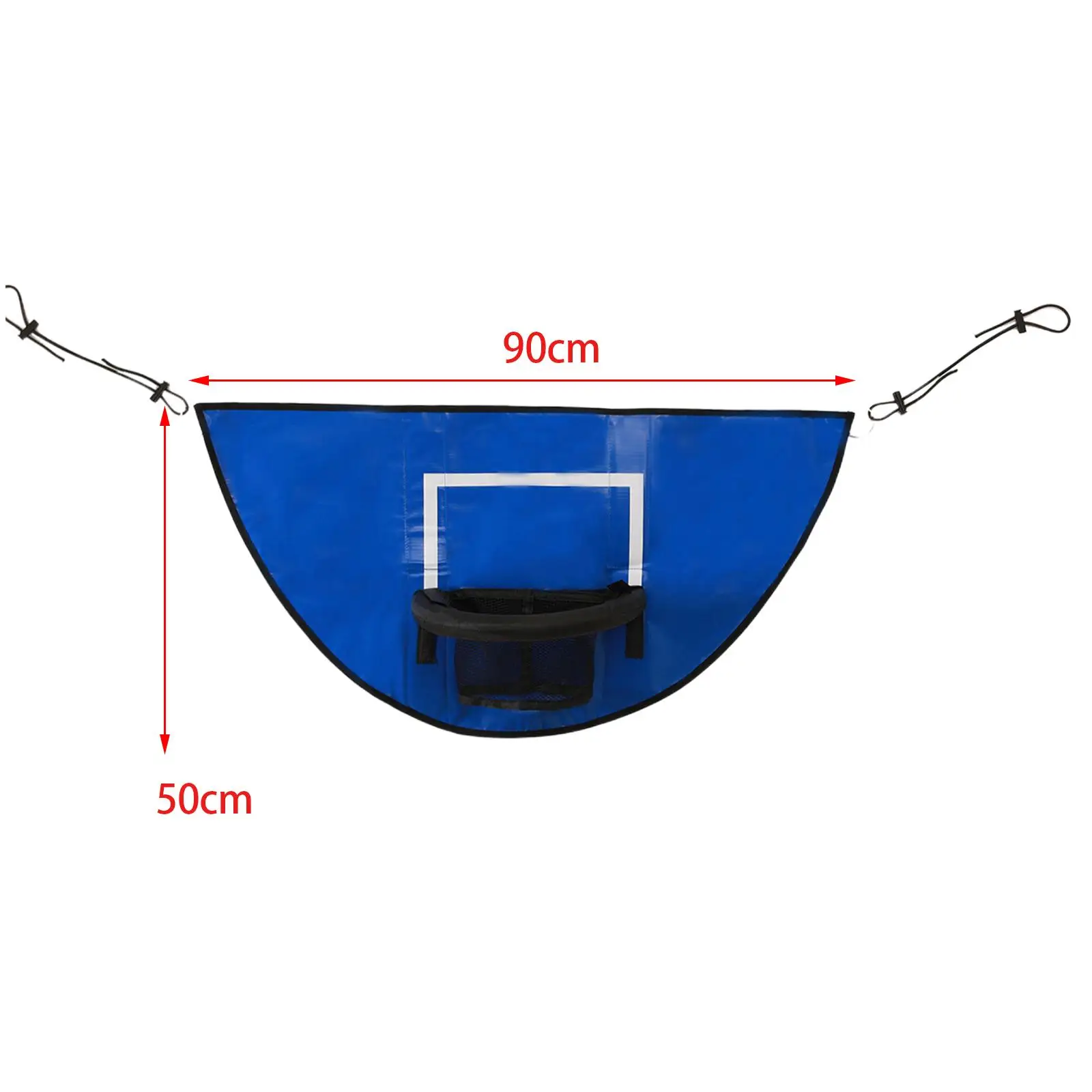 Attacco a cerchio di basket per rivestimento di sostituzione del trampolino allenamento di basket con rete per tutte le età da giardino per bambini sportivi all'aperto Basketball Hoop Attachment for Trampoline Replacement Trim Basketball Training with Net for All Ages Garden Outdoor Sports Kids