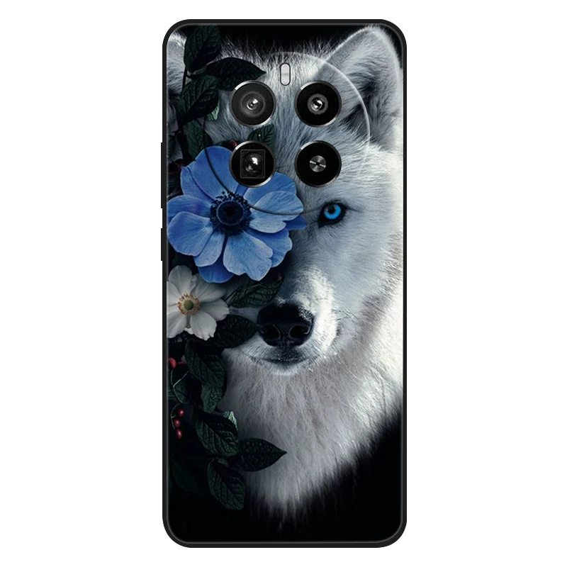 Wolf Design Shockproof Silicone Phone Case - Durable Protection with Soft Bumper