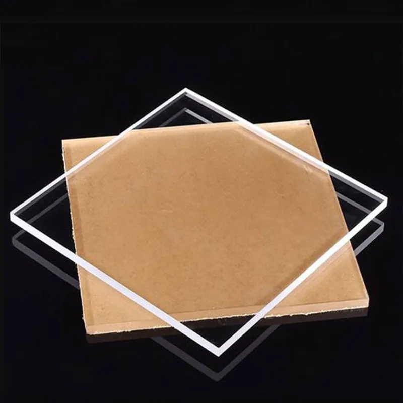 1 PC plexiglass clear acrylic board, organic plastic sheet,Processing DIY handmade plastic plate 1/2/3/4/5/6/8/10mm plastic acrylic sheet