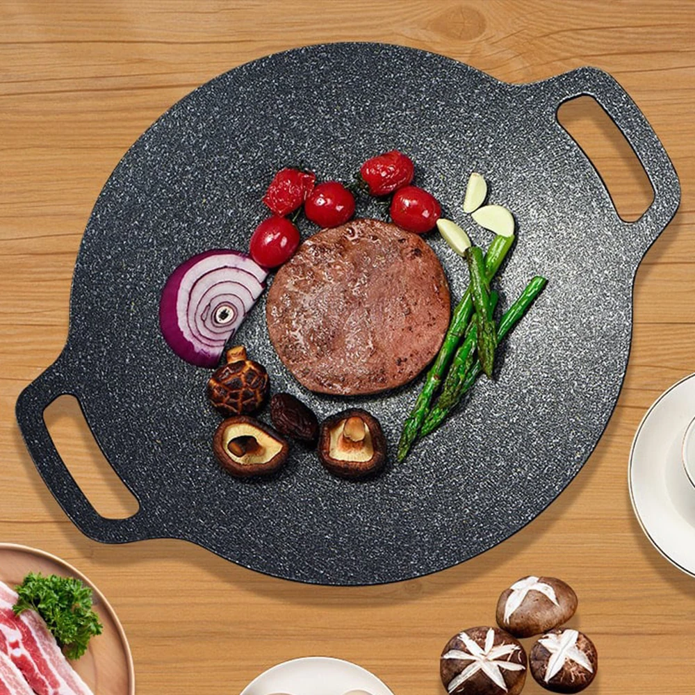 Grill For Stovetop Medical Stone Coated Griddle Pan For Stove Top Hangable  Heat Resistant Stove Top Grill For Home Outdoor - AliExpress