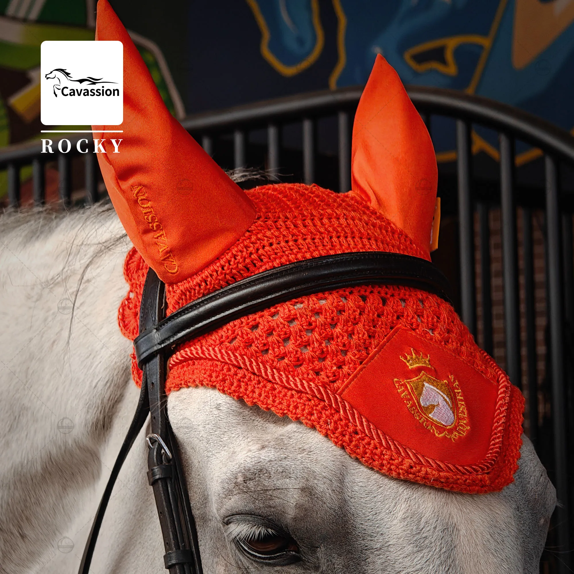 only Cavassion ear cover equestrian equipments horse riding equine tools you can choose saddle pad lead rope leg bandage halter