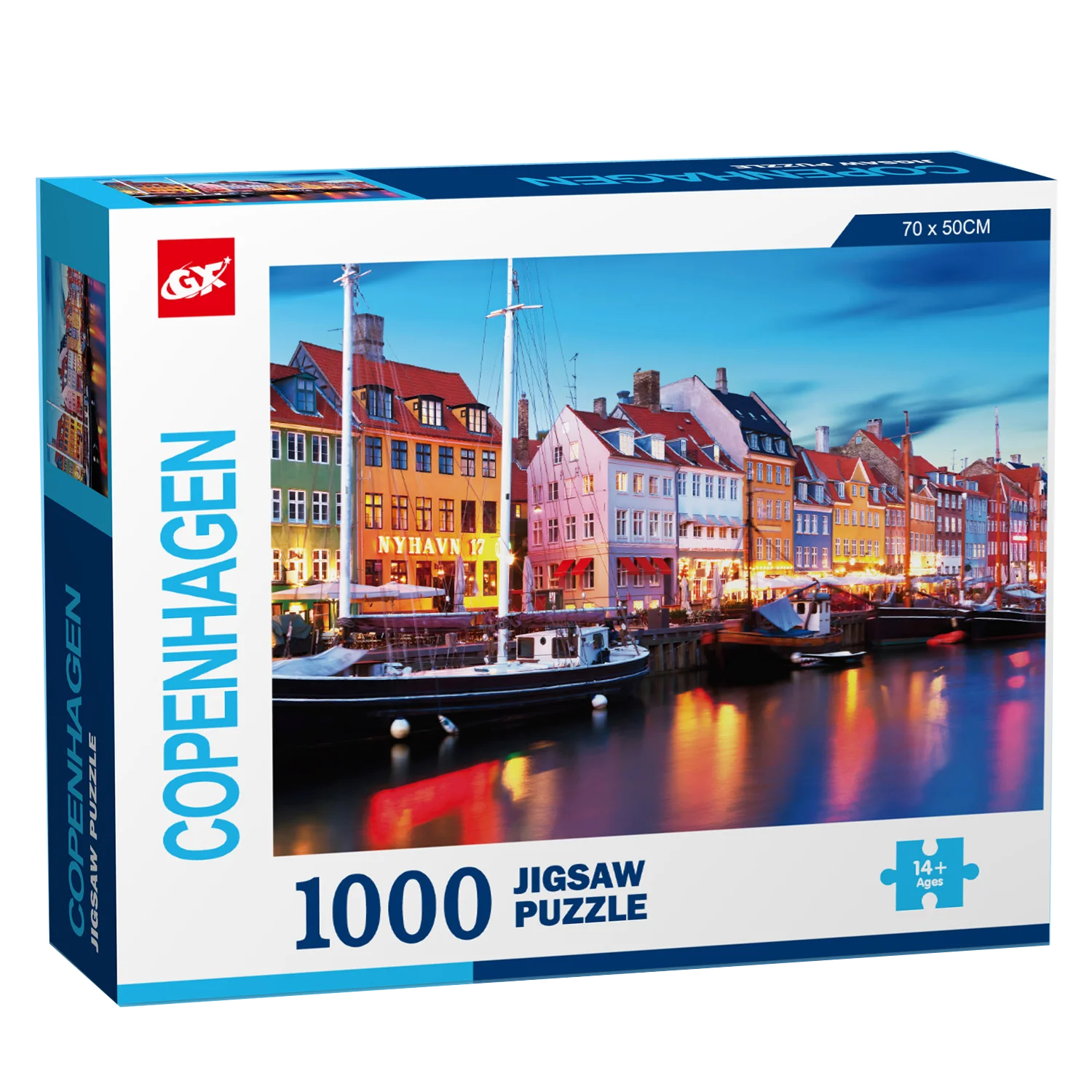 1000 Pieces Jigsaw Puzzles Copenhagen Adults Jigsaw Puzzle 70cmX50cm(27.5inchX19.7inch) Large Puzzle Toys Gift 6